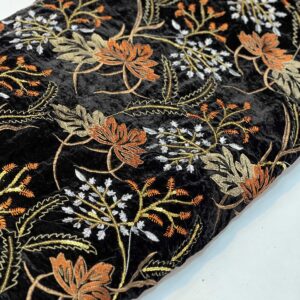 پارچه مخمل سوزندوزی کد433