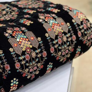 پارچه مخمل سوزندوزی کد419