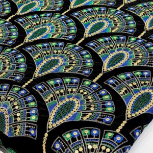 پارچه مخمل سوزندوزی کد415