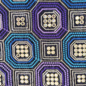 پارچه لینن سوزندوزی کد454