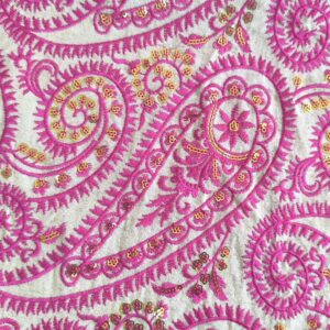 پارچه لینن سوزندوزی کد461