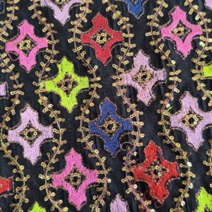 پارچه لینن سوزندوزی کد467