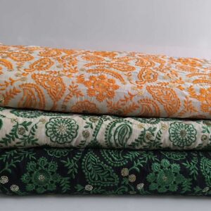 پارچه لینن سوزندوزی کد451