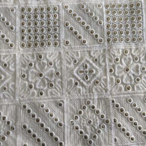 پارچه لینن سوزندوزی کد471