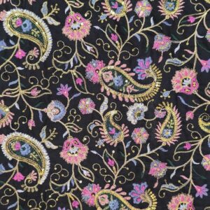 پارچه لینن سوزندوزی کد480