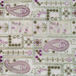 پارچه لینن سوزندوزی کد482