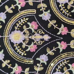 پارچه لینن سوزندوزی کد485