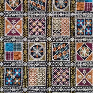 پارچه لینن سوزندوزی کد490