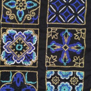 پارچه لینن سوزندوزی کد493