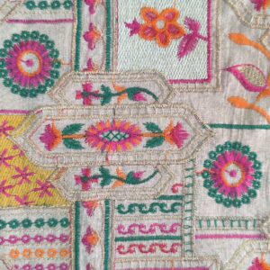 پارچه لینن سوزندوزی کد502