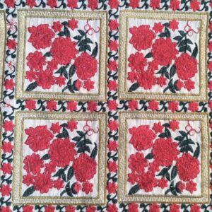 پارچه لینن سوزندوزی کد505