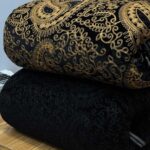 پارچه مخمل سوزندوزی کدYO537