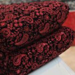 پارچه مخمل سوزندوزی کدAD506