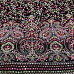 پارچه مخمل سوزندوزی کد MA534