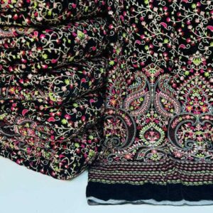 پارچه مخمل سوزندوزی کد MA534