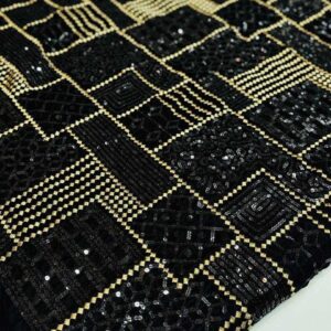 پارچه مخمل سوزندوزی کد MA533