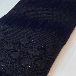 پارچه مخمل سوزندوزی کد AD527