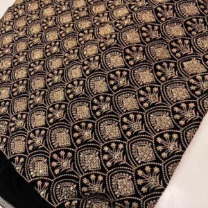 پارچه مخمل سوزندوزی کدAD514